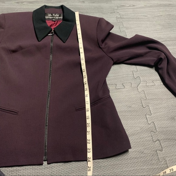 Alex Garfield Purple Vintage Skirt Suit - Picture 3 of 8